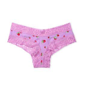 Ribbed Lace Cheeky Panty